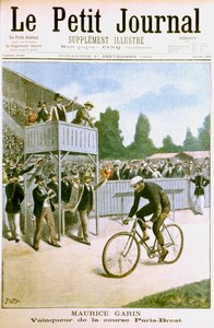 Maurice Garin gewinnt das Paris-Brest-Radrennen, 1901