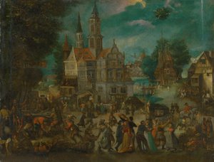 Maifeiern (Feiern vor dem Schloss) von Unbekannt