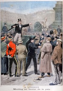 Versammlung für den Frieden, London, 1899