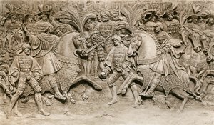 Treffen von Heinrich VIII. und Franz I. auf dem Feld des Goldenen Tuchs, 1520, 1902 von Unbekannt