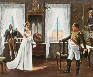 Treffen von Königin Louise und Napoleon I. in Tilsit, 6. Juli 1807, 1936