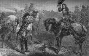 Treffen von Wilhelm III. und dem Herzog von Berwick, um 1694, um 1880 von Unbekannt