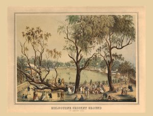 Melbourne Cricket Ground, 1. Januar 1864 von Unbekannt