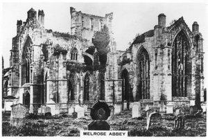 Melrose Abbey, Schottland, 1936