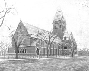 Memorial Hall, Cambridge, Massachusetts, USA, ca. 1900