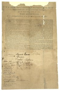 Gedenkschrift an das ehrenwerte Kommissarsgremium zur Regelung von Landansprüchen im Territorium von Louisiana, 1803-1815