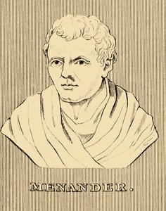 Menander, ca. 342-290 v. Chr., 1830 von Unbekannt