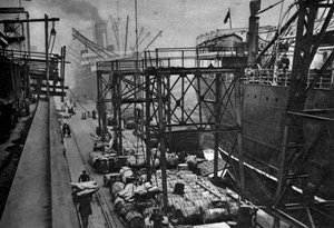 Kaufmannsschiffe im Royal Albert Dock, London, 1926-1927 von Unbekannt