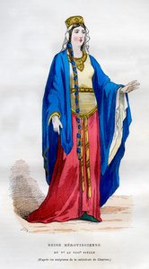 Merowingische Königin, 5.-8. Jahrhundert