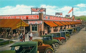 Mexicali Bierhalle, Die längste Bar der Welt, um 1939 von Unbekannt