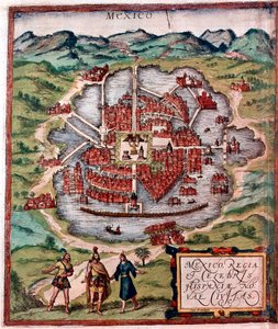 Mexiko-Stadt im frühen 16. Jahrhundert