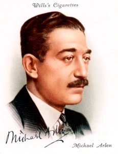 Michael Arlen 1895-1956, britischer Schriftsteller und Romanautor armenischer Herkunft, 1937
