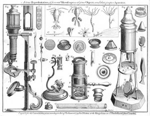 Mikroskope und mikroskopische Objekte, 1750