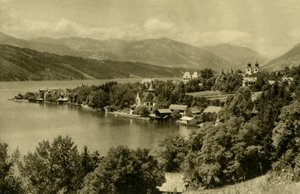 Millstatt am See, Kärnten, Österreich, um 1935