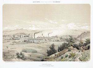 Bergbau, Metall-Erze Zinkmine in Angleur, Belgien