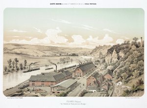 Bergbau, Metall-Erze Zinkwerke, Flone, Belgien