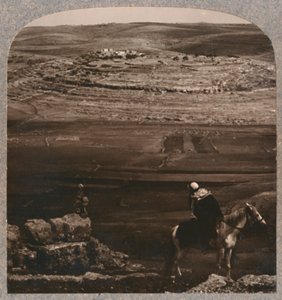 Mizpeh, mit Jacobs Steinsäule, um 1900