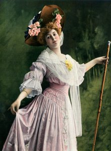 Mlle. Marthe Regnier, Rolle der Jacqueline. - La Passerelle. - Vaudeville, 1904
