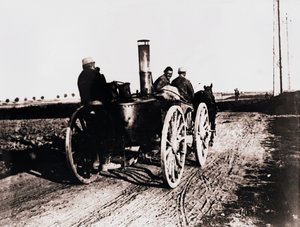 Mobile Küche an der Front, um 1914-1918