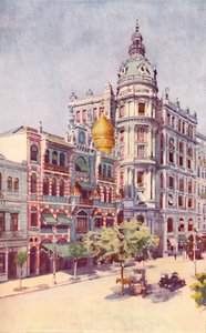 Maurisches Gebäude und Büros der Herren Guinles, Avenida Rio Branco, 1914