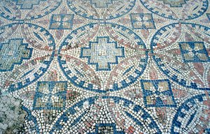 Mosaik aus einer römischen Villa, Montreal, Dordogne und Atlantikküste, Frankreich von Unbekannt