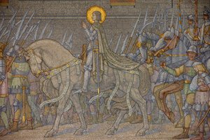 Mosaik in der Basilika von Fourvière: Jeanne d