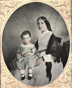 Mutter und Kind, um 1860 von Unbekannt