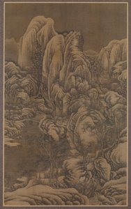 Berg Emei unter starkem Schnee