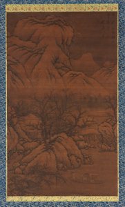 Berge und Ströme nach dem Schneefall, im Stil von Guo Xi, Ming-Dynastie, 15. Jahrhundert
