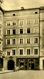 Mozarts Geburtshaus, Salzburg, Österreich, ca. 1935 von Unbekannt