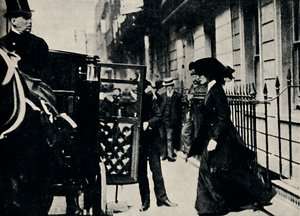 Mr. Churchill verlässt die Hochzeitsreise von Unbekannt