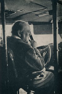 Herr Churchill mit der R.A.F. - am Steuer des Flugboots Berwick, 1942, 1945