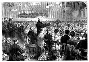 Mr. Gladstone in Leeds, spätes 19. Jahrhundert