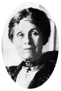 Mrs. Emmeline Pankhurst, englische Suffragette, frühes 20. Jahrhundert