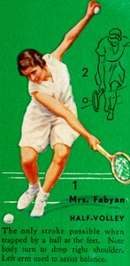 Mrs. Fabyan - Halbvolley, um 1935