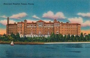 Städtisches Krankenhaus, Tampa, Florida, ca. 1940er Jahre