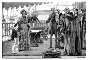Städtische Würdenträger dem Prinzen von Wales vorgestellt, ca. 1840er Jahre, 1900 von Unbekannt