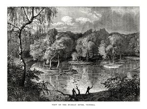 Murray River, Victoria, Australien, 1877
