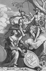Musik wird Apollo von Minerva vorgestellt, 1727, 1827