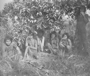 Nambikwara-Indianer des Staates Matto Grosso, befriedet von Oberst Rondon, aber noch nicht vollständig