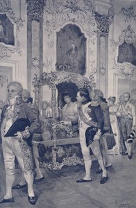 Napoleon und die Kaiserin von Österreich in Dresden, 1812, 1896