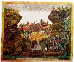 Napoleon kommt auf St. Helena an