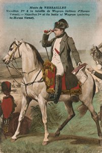 Napoleon in der Schlacht bei Wagram, 1809, ca. 1910er Jahre von Unbekannt