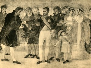 Napoleon dekoriert David im Salon du Louvre, Paris, 1808 von Unbekannt