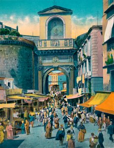 Neapel - Porta Capuana, ca. 1900 von Unbekannt