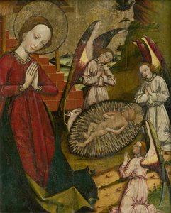 Geburt Jesu (Anbetung), Fragment eines Altarflügels aus Spišská Stará Ves