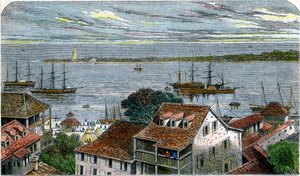 Nassau, Bahamas, um 1880