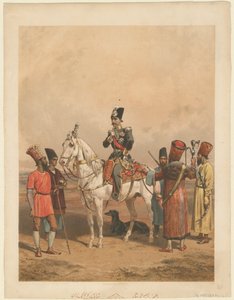 Nasser al-Din Schah Qajar 1831-1896, Schahanshah von Persien, ca. 1850 von Unbekannt