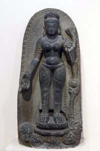 Nationalmuseum von Indien, Delhi. Tara. Pala, 8. Jahrhundert n. Chr., Bihar. Stein. Indien