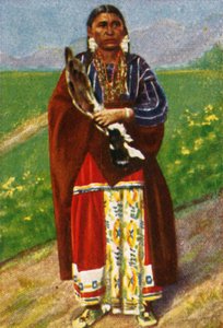 Indianische Frau, um 1928